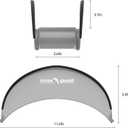 FLORA GUARD Garden Hose Holder, Heavy-Duty Hose Hanger, Holds Up to 125 ft, Garden Rack Wall Mount for Outside, Rust and Slip Resistant, Gray