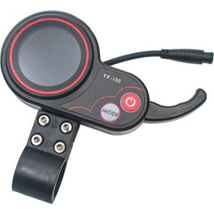 48V 6 Pin TF-100 Electric Thumb Throttle with LCD Display and Speed Gear Power Mode for KUGOO M4 Electric Scooter