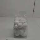 Senjie 36pcs Shatterproof Multi-Size Multi-Style White Christmas Ornaments