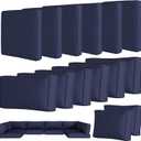 Aoxun 14-Piece Outdoor Cushions Covers with Zippered and Anti-Slip Dot, Patio Cushion Covers Replacement for Outdoor Furniture, Washable Reusable Couch Protectors, Navy Blue (Covers Only)