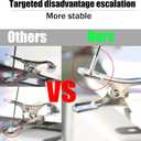 2 x 8Packs Fake 3D Outdoor Simulation, Natural Organic Concept Insert Pole Clip, Gardening Decoration Insert Plaque Yard Ornaments Outdoors