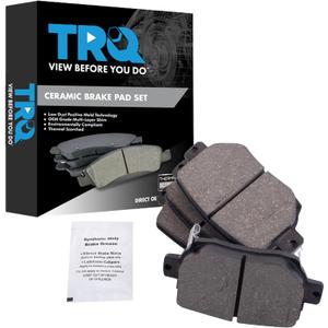 TRQ Rear Brake Pads Ceramic Compatible with 2018-2022 Tesla 3