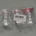 SUNWISHA 15pcs Christmas Clear Acrylic Balls Ornament Set with Bow Tie, Xmas Classic Tree Balls for Holiday Indoor Outdoor Dcor, Wreath, Garland, Party DcorStyle 2 for Adults