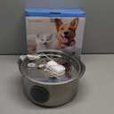 Pet Water Fountain for Large Dogs: Metal Dog Water Fountain - Silent Big Cat Fountains - 7L/236oz/1.8G Dog Drinking Fountains Inside - GROOKPET Water Fountains for Pets Indoor Large - 9 Filters