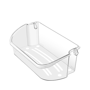 Upgraded 240356402 Refrigerator Door Bin Compatible with Frigi.daire Refrigerator Door Shelf Parts LFSS2612TF0 LFSS2612TE0 FFSS2615TE0 FFSS2615TS0 Door Shelf Shelves (Length 15.38") By AMI PARTS