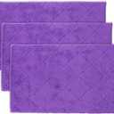 3-Pack Microfiber Mops Refill Pads for 14 Inch Mop (Purple)