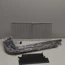 Realcook Charcoal Grills with Offest Smokers: Spacious Barrel Charcoal BBQ Grill | Barbecue Smoker Grill Combo for Outdoor Backyard Patio Camping Picnic and Party