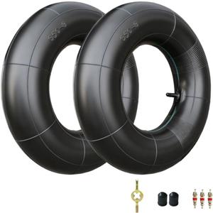 2-Pack Heavy Duty 16x6.50-8 Inner Tubes-TR13 Straight Valve Stem Premium Rubber Universal Replacement for Golf Cart,Lawn Mower, ractor, ATV,Snow Blower,Garden Trailer,Fit 16x7.50-8,16x650-8,16x750-8