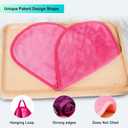 Makeup Remover Face Cleansing Cloth - Chemical-free Microfiber Reusable Facial Clean Towel, Remove Makeup Instantly with Only Water (7 PCS) (Week Pack - 7 Colors)