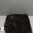 EVERGRACEHOME Luxury Soft Faux Chinchilla Fur Throw Pillow Cover 1 Piece, Decorative Plush Fluffy Cozy Mink Pillow Case 20"x20" for Couch, Square Cushion Cases for Sofa Bed Living Room, Espresso Mink