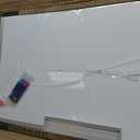 Magnetic White Board and Cork Board Combo, 48 X 36 inches Whiteboard Bulletin Combination Board, Wall Mounted Dry Erase Message Board for Home, School and Office