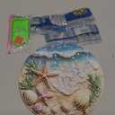 Diymood DIY Hanging Diamond Art Kits for Adults Beach, Diamond Painting Kit Pendant Special Shaped Double Sided Acrylic Sun Catcher Board Wreath Pendants Canvas Window Wall Decor 7.68 x 7.68 Inch (Colorful-9)