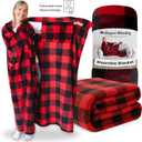 Super Blanky Wearable Blankets for Women and Men, Graduation Day Gift for Her, Fathers Day Gift, Wife Birthday Gifts Ideas