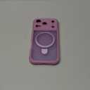 MOCCA Design for iPhone 17 Pro Case, Compatible with Magsafe [Premium Invisible Magnetic Ring Stand] [Military Drop Protection] Full Camera Guard Translucent Matte Slim Phone Cover,Lavender Purple