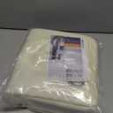 BGment Cream 100% Blackout Curtains for Bedroom 90 Inch Length 2 Panels Set, Thermal Insulated Full Light Blocking Grommet Noise Cancelling Window Curtains&Drapes with Black Liner, 46 Inch Wide Each