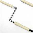 Premium Heavy-Duty Metal Crank Wand 48in - Universal Replacement for Sun Shades & Roller Blinds. Effortless Installation Tool for Sunroof Shades,Blinds(Beige)