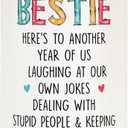 Friendship Gifts for Women Friends - Mothers Day Gifts for Friends Women - Best Friend Birthday Gift, Gift for Best Friend - Ideas for Best Friends, Bestie - 16 Oz Can Glass