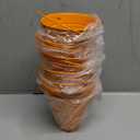 Ripeng 12 Pack Galvanized Buckets, Metal Bucket with Handle, 5 Inch, Tin, Mini Round Flower Pot Plant Basket, Party Supplies for Candy Bars Vase Crafts Favor(Orange)