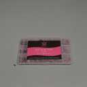 Toenail Press Ons French Tip, Berry Pink Black Elegant False Toe Nail Extension 15 Sizes 270 Pcs Sharp Square Acrylic Tips Pre-applied Nail Primer & Base Coat Full Cover for DIY Home 2025 Summer