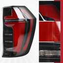 Red Trim LED Tail Light Rear Lamp Assembly Compatible for 2025 Chevy Suburban Tahoe Right Passenger Side 85050857 85742165