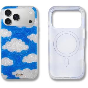 Sonix Case for iPhone 17 Pro Max | Compatible with MagSafe | 10ft Drop Tested | Glitter Coulds | Day Dream