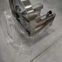 Newhai Manual Vegetable Fruit Slicer 0-12mm(0-0.47) Thickness Adjustable Commercial Food Cutter Slicing Machine Stainless Steel for Potatoes Lemon with 2 Spare Blades (Stainless Steel)