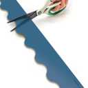 2 x Teacher Created Resources Slate Blue Scalloped Rolled Border Trim - 50ft - Decorate Bulletin Boards, Walls, Desks, Windows, Doors, Lockers, Schools, Classrooms, Homeschool & Offices