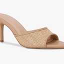 Women Clear Pointed Toe Sandals Stiletto Heels Transparent Strap High Heels Slip on Mules for Women
8.5