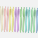 Pastel Retractable Ballpoint Pens,Medium Point 1.0mm Black Ink,Quick