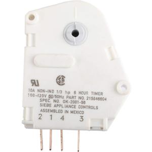 AP2592907 Refrigerators Defrost Timer for Frigidaire,120V 6 Hour 21 Minutes 215846604 Timer Fits Fridge and Freezers by Ketofa