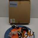 3-In-1 Balance Scooter Board for KidsPlastic Wobble Balance Board Rocker Maze with Handles, 5 Balls, Toddler Wobble Disk for Sensory Training, Physical Therapy (Blue)