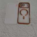 for iPhone 17 Pro Max Case with 1X Screen Protector, [Compatible with MagSafe] [Integrated Camera Protection], Non Yellowing Slim Cute Women Girly Cover for iPhone 17 Pro Max, Cosmic Orange