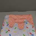 Arch Backdrop Covers for Parties Sweet Ice Cream with Sprinkles on Waffle Arched Stand Covers Stretchy Photography Background Birthday Banquet Party Decor (W90cm H150cm (35''by 60''), GX74)