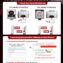 Torchbeam D1S HID Xenon Bulbs, 8000K Ice Blue 1:1 Same Size 10X Brighter 66144 66140 85140 85415 Replace D1s HID Bulbs, Pack of 2