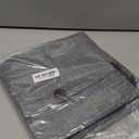 MIULEE Set of 2 Linen Throw Pillow Covers Cushion Case Triple Button Vintage Farmhouse Pillowcase for Couch Sofa Bed 20 x 20 Inch 50 x 50 cm Dark Grey