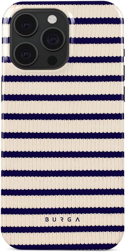 BURGA Phone Case for iPhone 15 Pro - Cute, Trendy, Aesthetic, Designer Pattern, 15pro Phone Cover, Hard Shell Protection - fits Apple iPhone 15 Pro Case for Women and Men (Old Money)