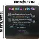 3 x MOOYIYAN 52 Scripture Cards with Stand,Mapped Bible Verse,a Mapped Bible Verse for Every Week of The Year,Christian Bible Giftsfor Memory, Prayer, and Encouragement-26 Double-Sided