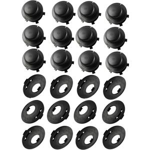 Pack of 12 Spool and Cap Combo Replacement for Stihl Head Cover 25-2 FS 90 100 110 120 130 55 80 83 85