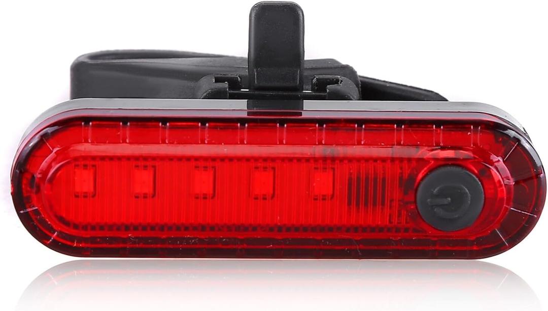 Bike Tail Light Rechargeable - USB Rechargeable LED Bike Tail Light - Rear Red Bike Light for Night Riding, Flashlight Back Bicycle Taillights