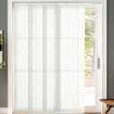 UNISHADES Panel Track Blinds for Sliding Glass Doors, Lattice White, W x 96"H