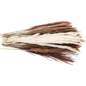 VOSAREA 1 Set Reed Bouquet Bridesmaid Bouquet Pampas vase Filler Faux Reed Stems Bouquet Reed Plant Decor for Home Reeds Arrangements for DIY Accessories