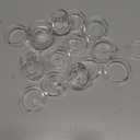 (48 Pack) Baseball Display Stand,Spheres Holder, Clear Baseball Ring, Sphere Stand,Round Display Stand for Golf Ball, Baseball, Softball, Tennis Ball, Spheres, Marbles, 3 Sizes: Large, Medium, Small