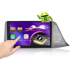 [Qualcomm 8-core 4+64GB] Car Radio Stereo for Toyota CHR 2016-2019 with 9-Inch 1280P QLED Touchscreen Radio Wireless Carplay Android Auto BT5.1 DSP/Hi-Res Audio 5GWIFI SWC GPS+Backup Camera