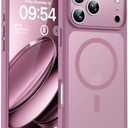 TOCOL for Phone 17 Pro Case, Full Camera Protection, Built-in Magnetic Ring, Compatible with Magsafe Charger, Drop Protection, Translucent Matte Phone Case for Phone 17 Pro 6.3 inch (Lilac Purple)
