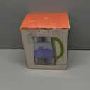 Speed-Boil Water Electric Kettle, 1.7L 1500W, Coffee & Tea Kettle Borosilicate Glass, Water Boiler, Auto Shut-Off, Cool Touch Handle, Base Detachable, LED. 360 Rotation, Boil Dry Protection (Yellow)