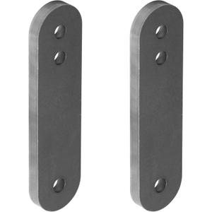 1 Pair Universal Adjustable Leaf Spring Shackles, 8" Long x 2" Wide, 1/2" Hole, 3/8" Thick, for Off-Road & Trailers