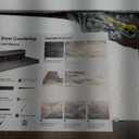 Washer Dryer Countertop, 54" x 27.55" 2-Tier Washer Dryer Topper with Edge, for Laundry Room Organization Walnut Brown