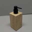 Marble Soap Dispenser Italian Imported Real Stone Hand Liquid Pump Bottle for Bathroom Countertop for Refillable Shampoo Laundry Dish Soap Lotion Dispenser White