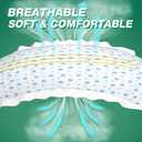 Pet Soft Disposable Dog Dipaers - Male Dog Wraps Wetness Indicator, Ultra Absorbent Puppy Diapers Male for Excitable Urination or Incontinence, 48pcs Small