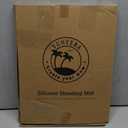 Stove Top Cover for Electric Stove - Silicone Stove Mat for Glass Top, Glass Cooktop Protector For Kitchen,Multi-functional Oven Covers for Electric Stove (Black,28 x 20)